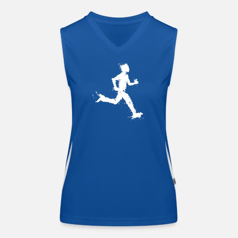 Running man - course à pied marathon Débardeur respirant contrasté Femme