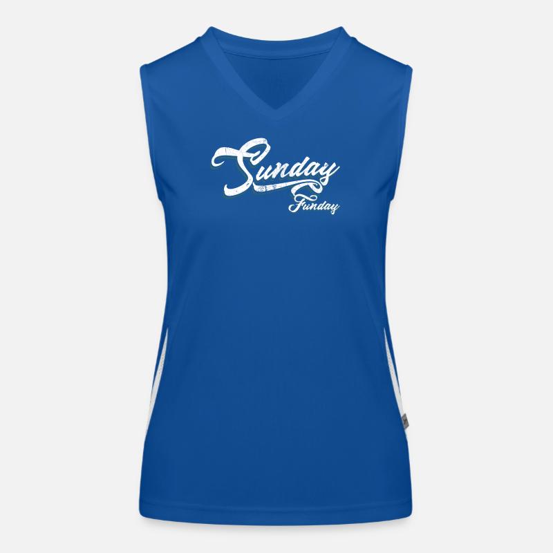 Script du dimanche Funday Néon Débardeur respirant contrasté Femme