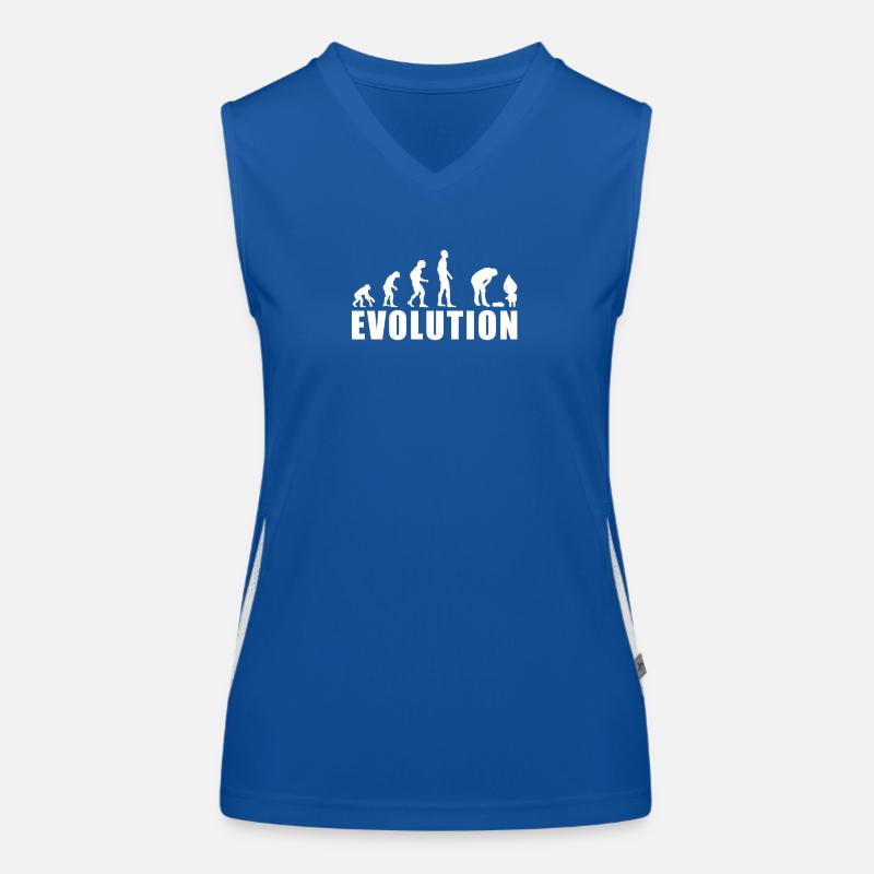 EVOLUTION KOTZE Geschenk Funktionelles Kontrast-Tank Top für Frauen
