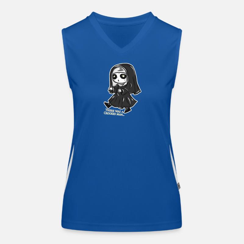Valac nun halloween gift Women's Functional Contrast Tank Top