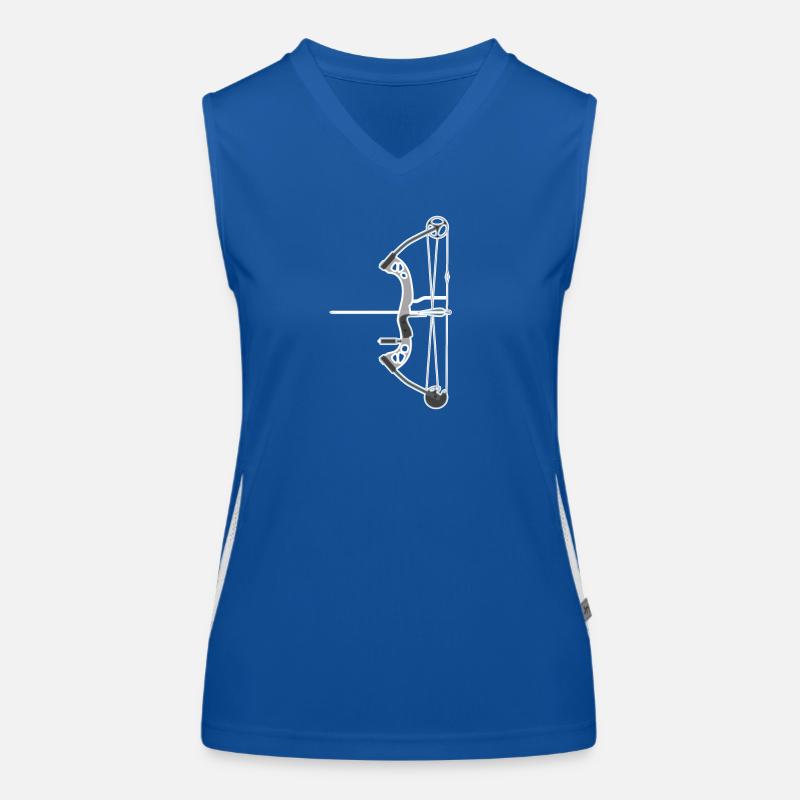 Archery Compound Bow Women's Functional Contrast Tank Top