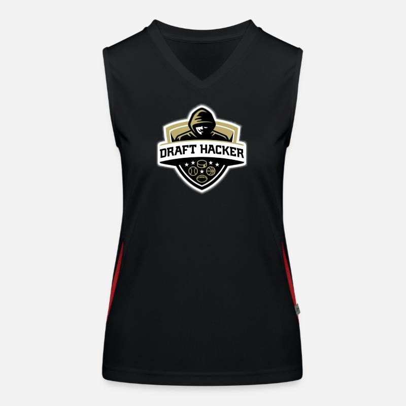 Draft Hacker Funktionelles Kontrast-Tank Top für Frauen
