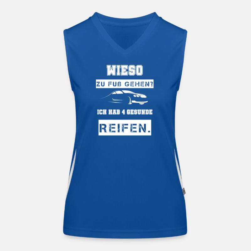Auto Spruch cool Funktionelles Kontrast-Tank Top für Frauen
