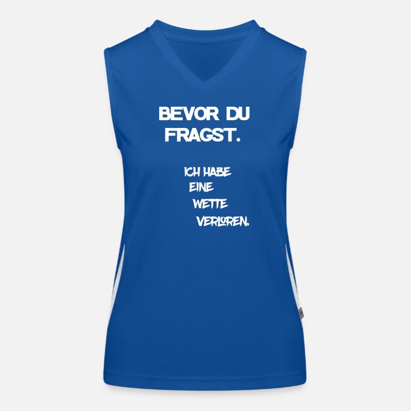 lost bet Women's Functional Contrast Tank Top