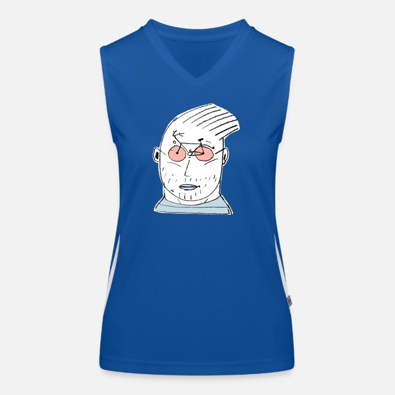 Radfahrer Funktionelles Kontrast-Tank Top für Frauen
