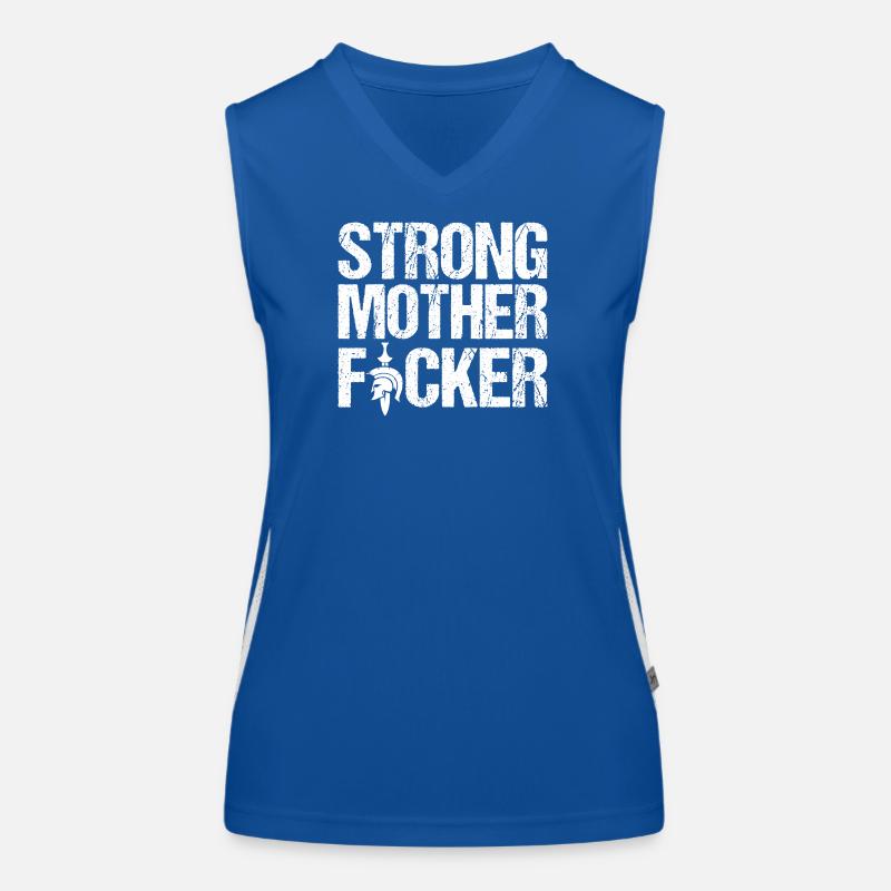 Starke Mutter F1cker Funktionelles Kontrast-Tank Top für Frauen