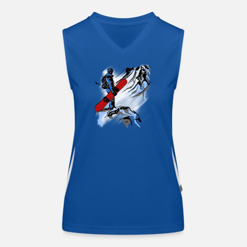Snowboarding Funktionelles Kontrast-Tank Top für Frauen