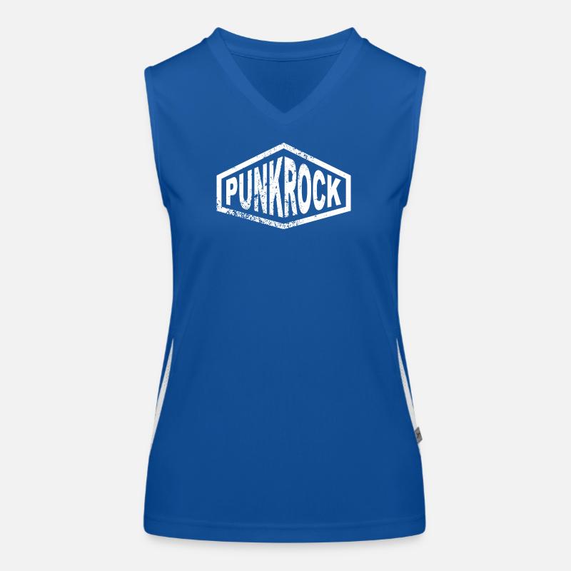 punk rock Women's Functional Contrast Tank Top