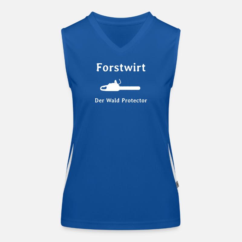 Forstwirt der Wald Protector Funktionelles Kontrast-Tank Top für Frauen