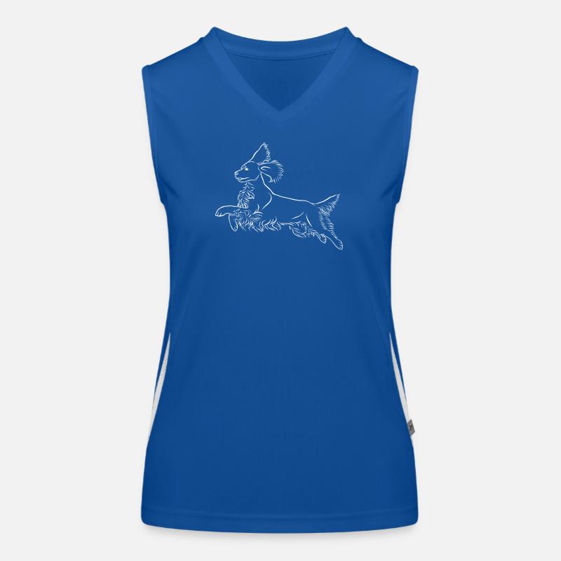 Springer Spaniel Débardeur respirant contrasté Femme