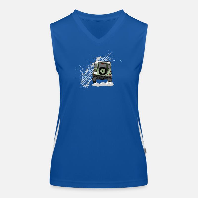 Defender Splash hinten Funktionelles Kontrast-Tank Top für Frauen