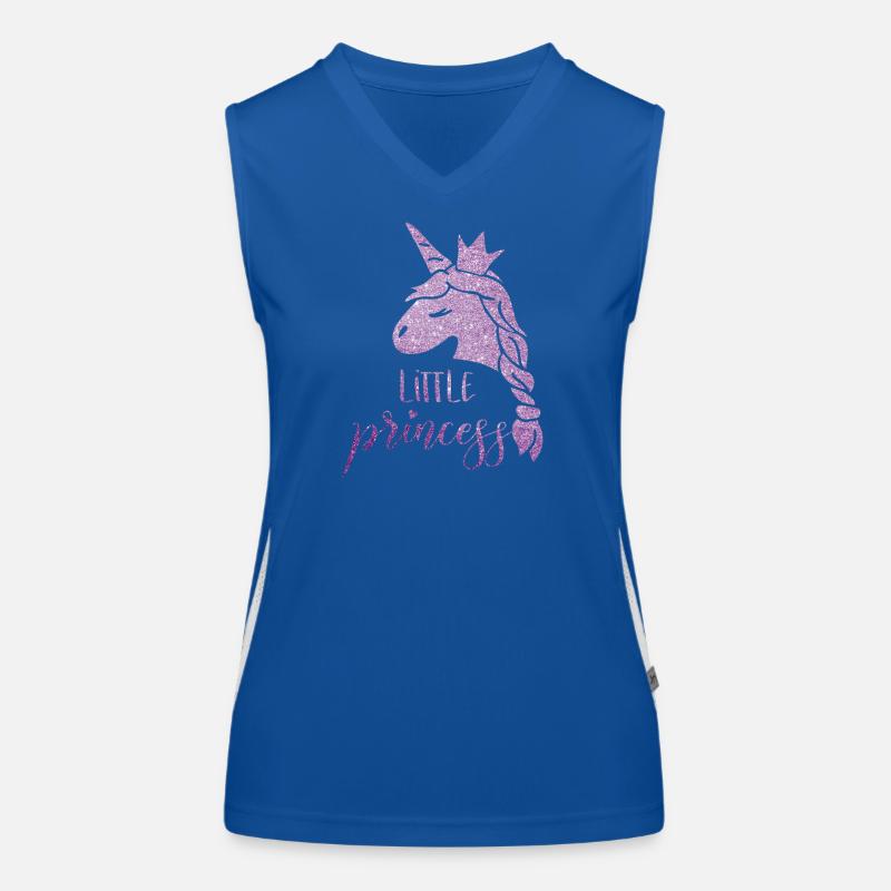 Princesse Licorne Étoilée Violette Débardeur respirant contrasté Femme
