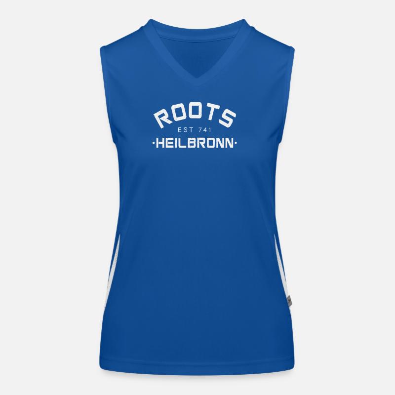 Roots Heilbronn Emblem EST 741 Funktionelles Kontrast-Tank Top für Frauen