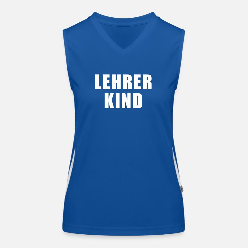 Lehrerkind Funktionelles Kontrast-Tank Top für Frauen