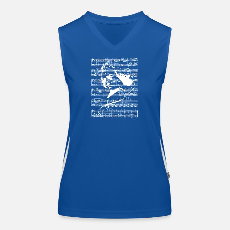 Beethoven Funktionelles Kontrast-Tank Top für Frauen