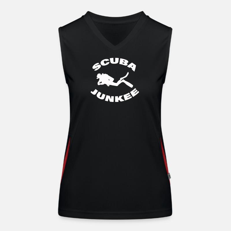 SCUBA JUNKEE Women's Functional Contrast Tank Top