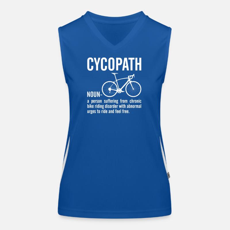 Cyclopath Bicycle Citation Grasse Tee Débardeur respirant contrasté Femme