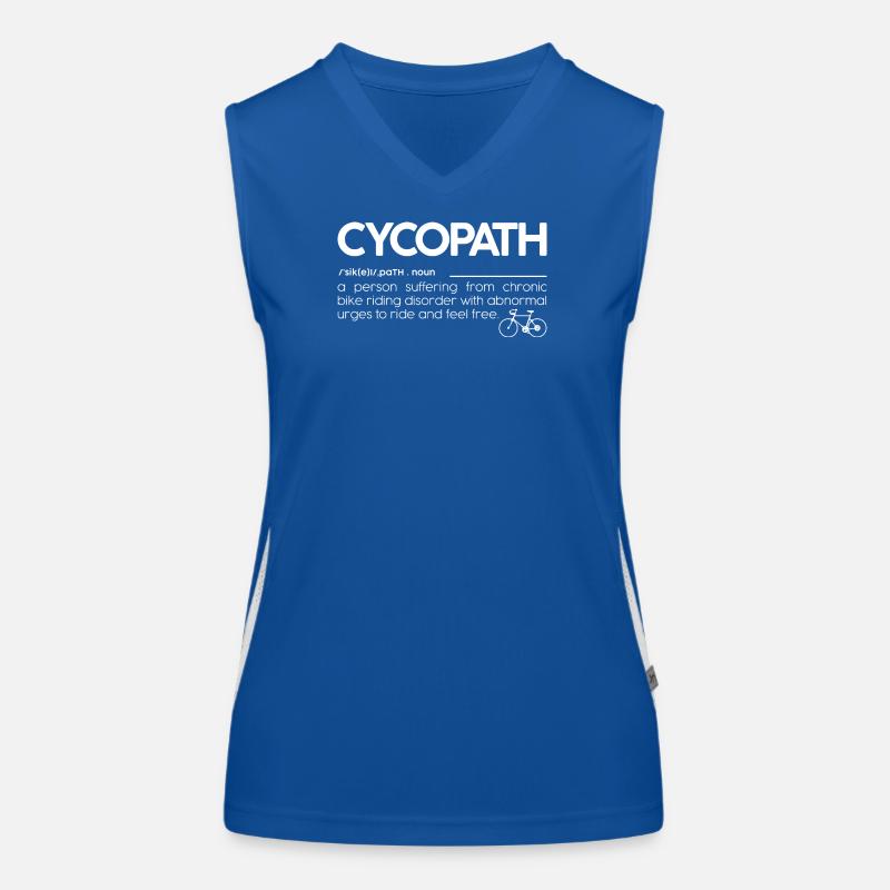 Cyclopath : Obsession sans manège Débardeur respirant contrasté Femme