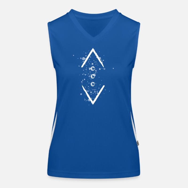 Çukur-Symbol-Emblem Funktionelles Kontrast-Tank Top für Frauen