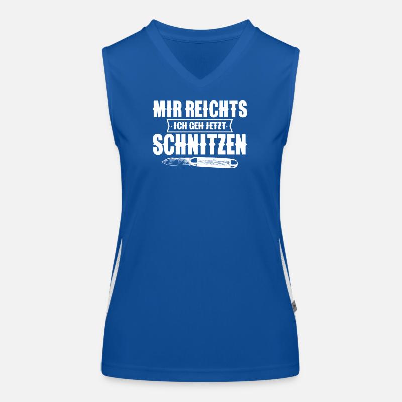Schnitzen Funktionelles Kontrast-Tank Top für Frauen
