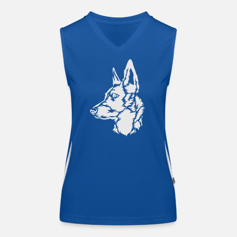 Malinois , Belgian Shepherd Holland Herder Women's Functional Contrast Tank Top