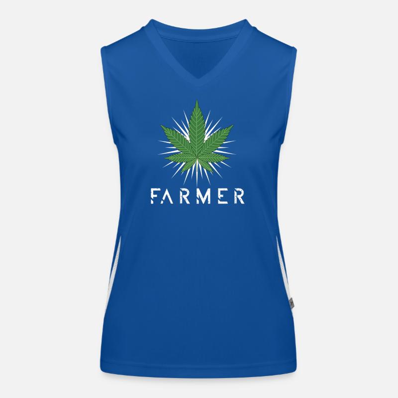 Hanf Farmer Funktionelles Kontrast-Tank Top für Frauen
