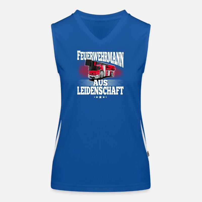 Firefighter Women's Functional Contrast Tank Top