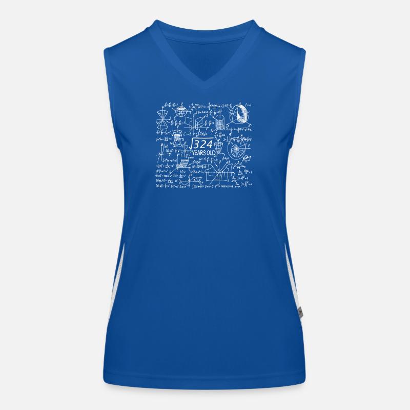 18. Geburtstag Mathe Mathestudent Mathefan Funktionelles Kontrast-Tank Top für Frauen