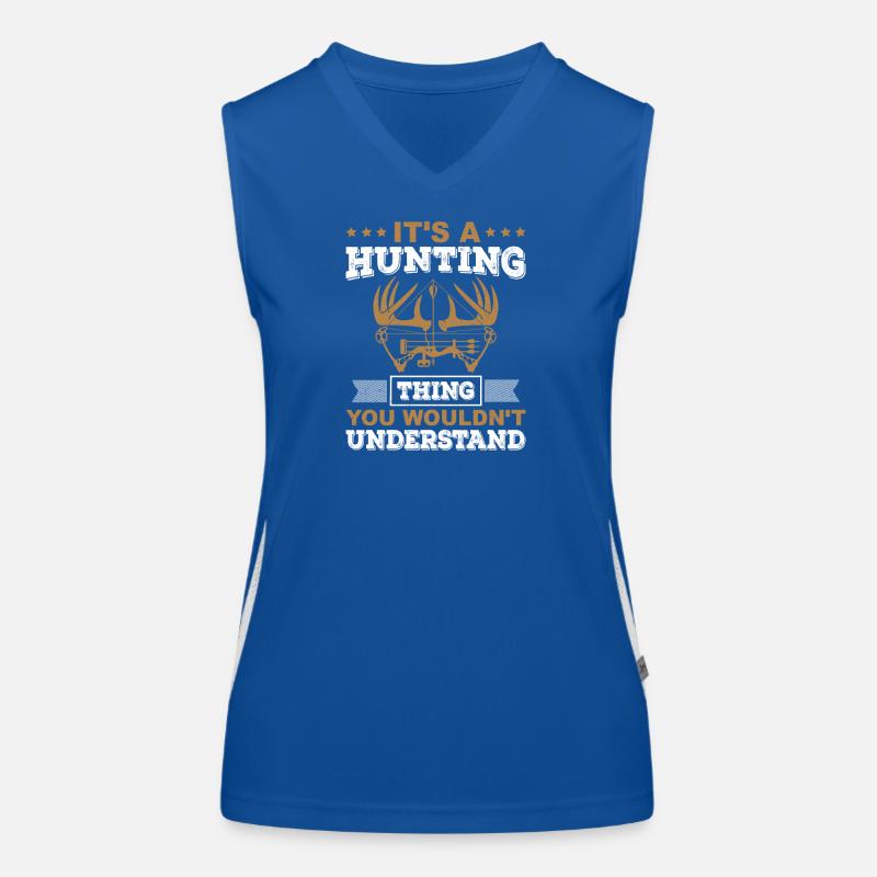Jäger Funktionelles Kontrast-Tank Top für Frauen