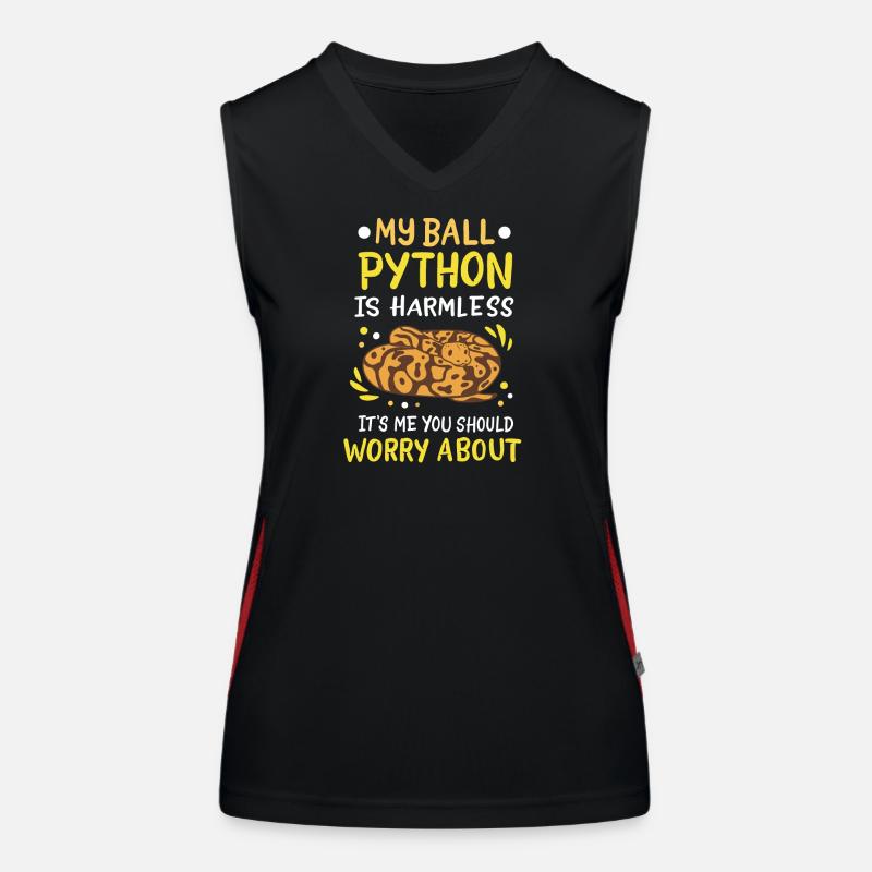 Ball Python Funktionelles Kontrast-Tank Top für Frauen