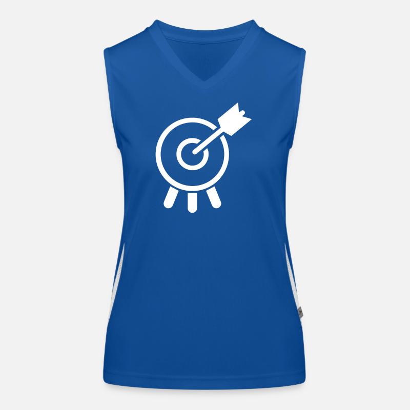 Bogenschießen Funktionelles Kontrast-Tank Top für Frauen