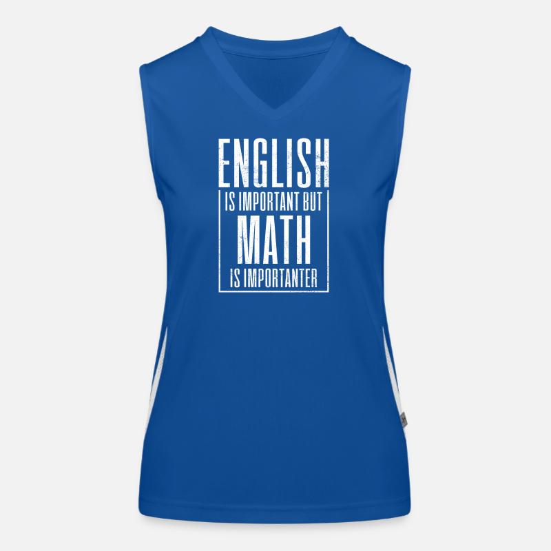 Mathematics Math Smath Teacher Women's Functional Contrast Tank Top