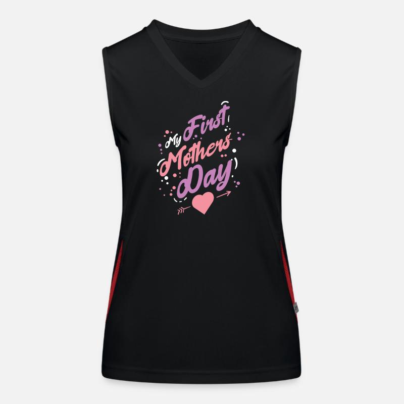 Muttertag Mutter Mama Funktionelles Kontrast-Tank Top für Frauen