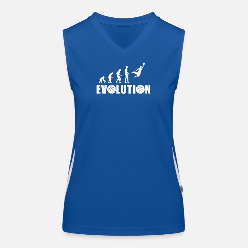 EVOLUTION BASKET gift basketball Women's Functional Contrast Tank Top