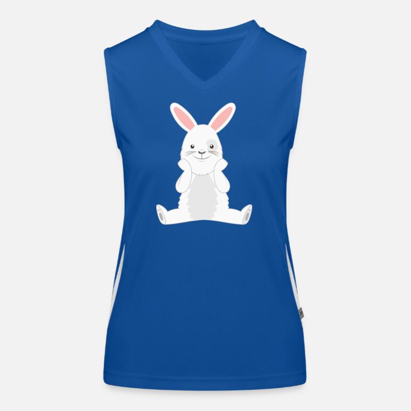 Hase Kaninchen Funktionelles Kontrast-Tank Top für Frauen
