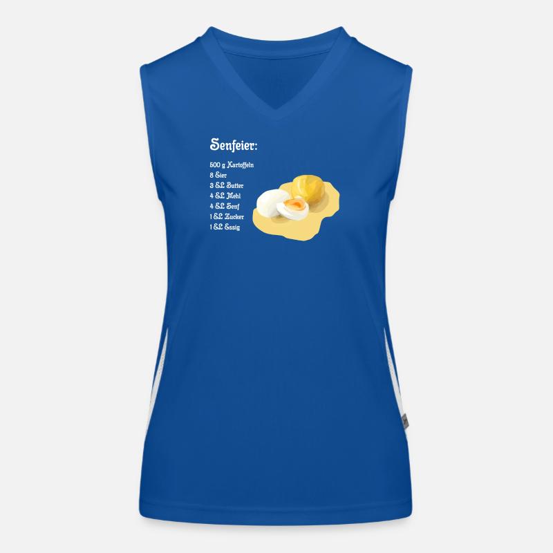 Senfeier Rezept Funktionelles Kontrast-Tank Top für Frauen