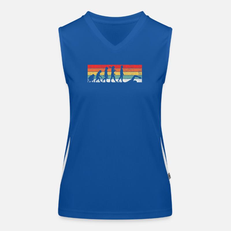 Schwimmen Schwimmer Evolution Funktionelles Kontrast-Tank Top für Frauen