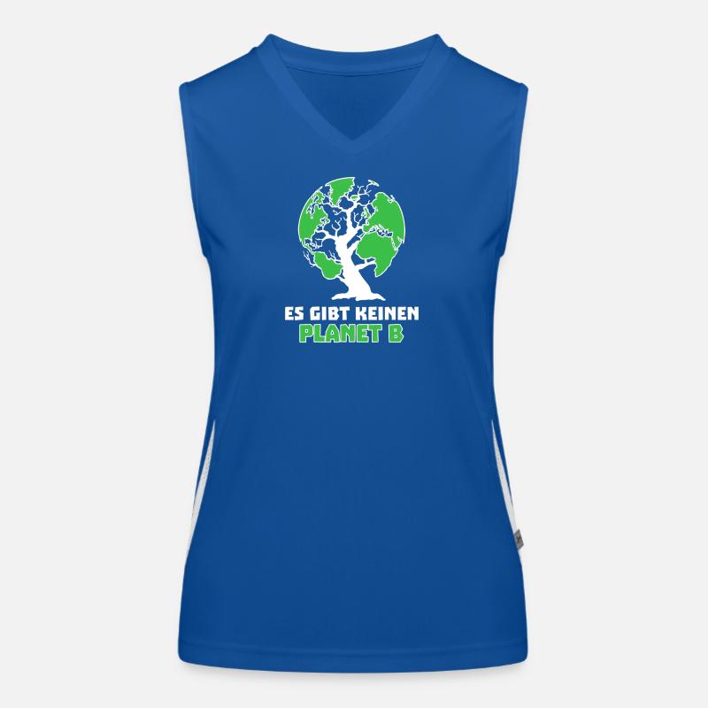 Baum Mutter Erde Planet Umwelt Statement Funktionelles Kontrast-Tank Top für Frauen