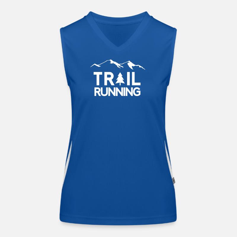 Trail Running Débardeur respirant contrasté Femme