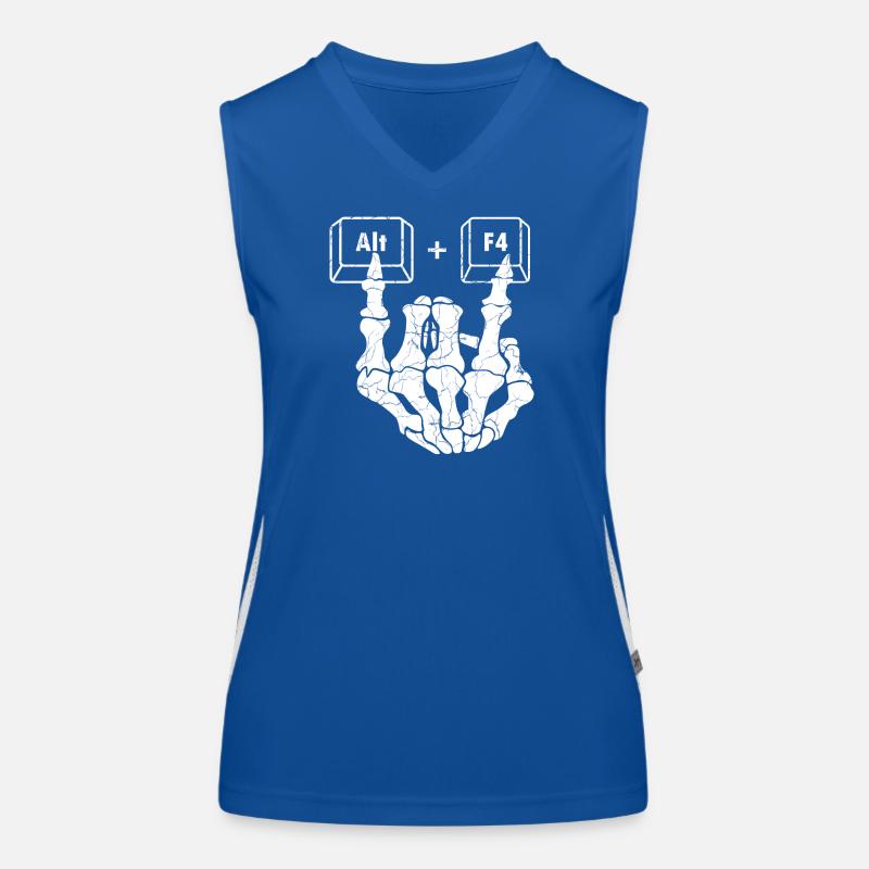 Humorvolle Anatomie Hand Multiple Choice Funktionelles Kontrast-Tank Top für Frauen
