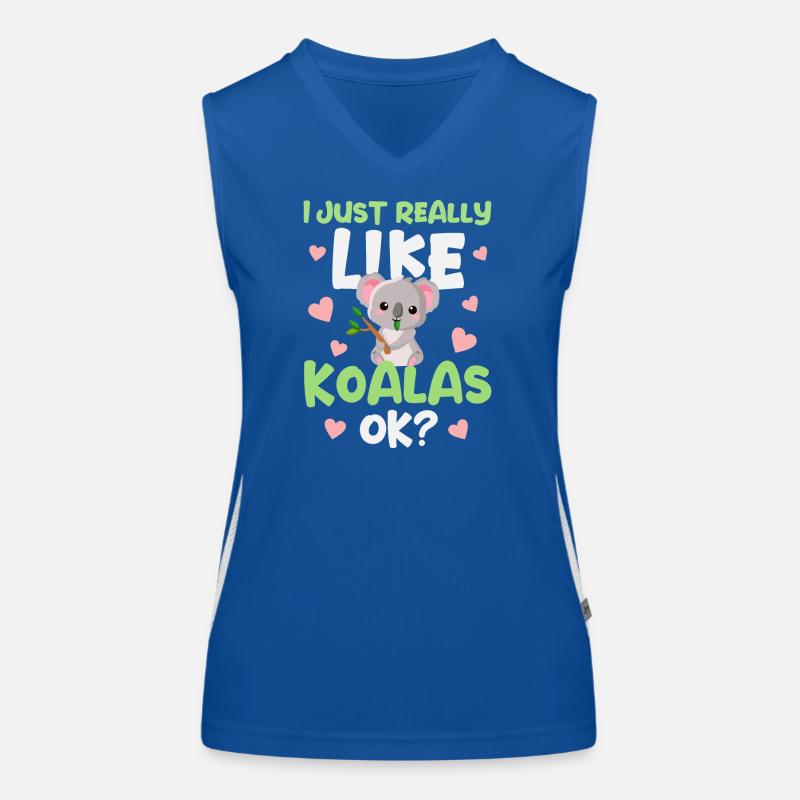 Koala Koala Ours Débardeur respirant contrasté Femme