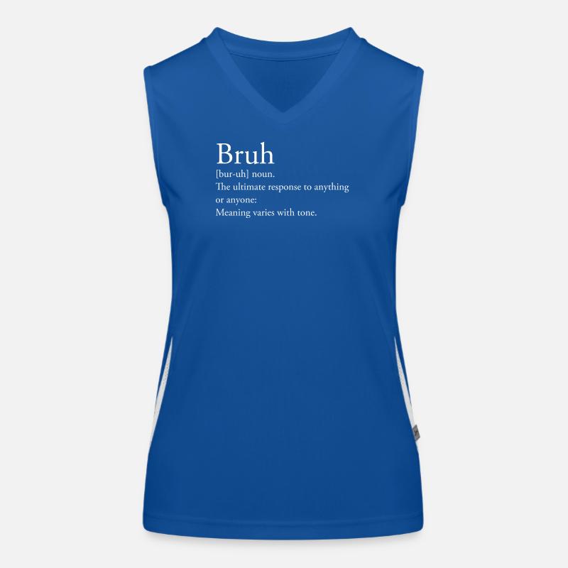 Définition de Bruh Débardeur respirant contrasté Femme