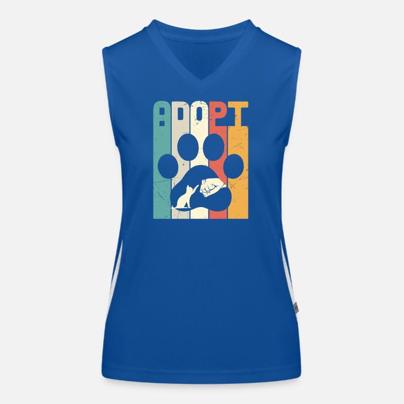 Adopt Cat Women's Functional Contrast Tank Top