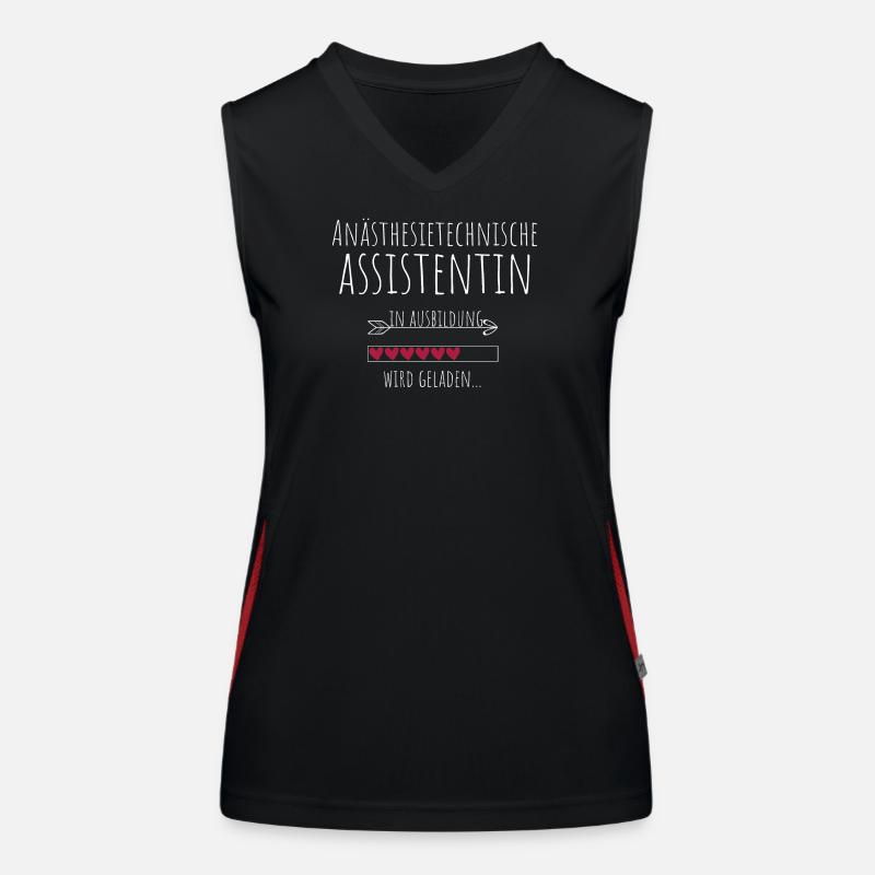 Anästhesietechnische Assistentin in Ausbildung Funktionelles Kontrast-Tank Top für Frauen