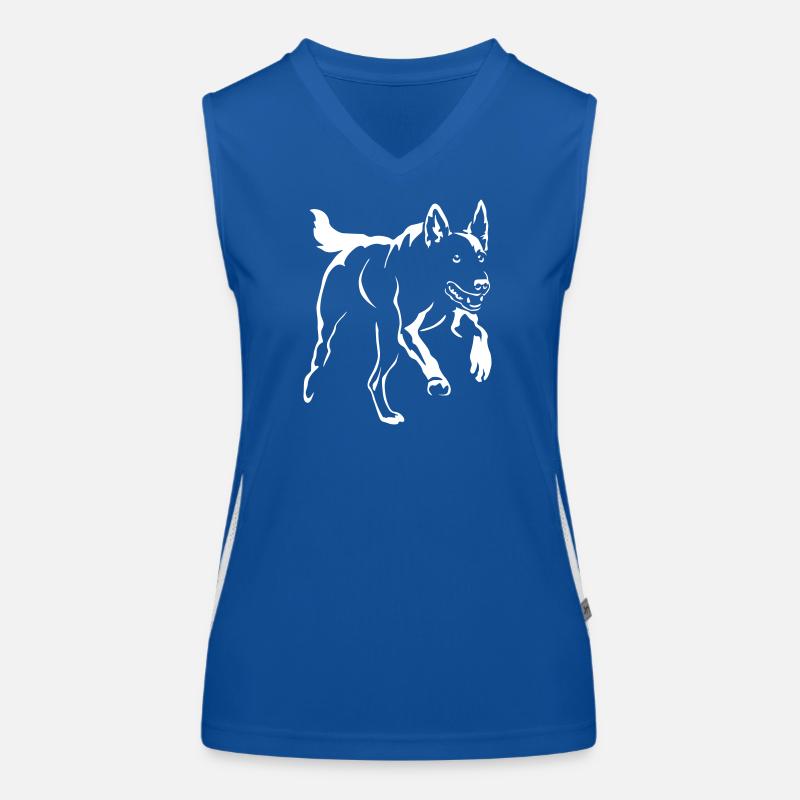 Malinois "Black Edition" Funktionelles Kontrast-Tank Top für Frauen