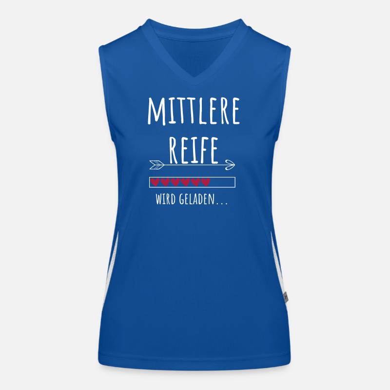Mittlere Reife Abschluss Realschule Geschenk Funktionelles Kontrast-Tank Top für Frauen