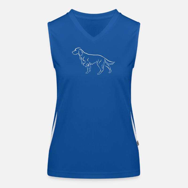 Setter ci-dessus Débardeur respirant contrasté Femme