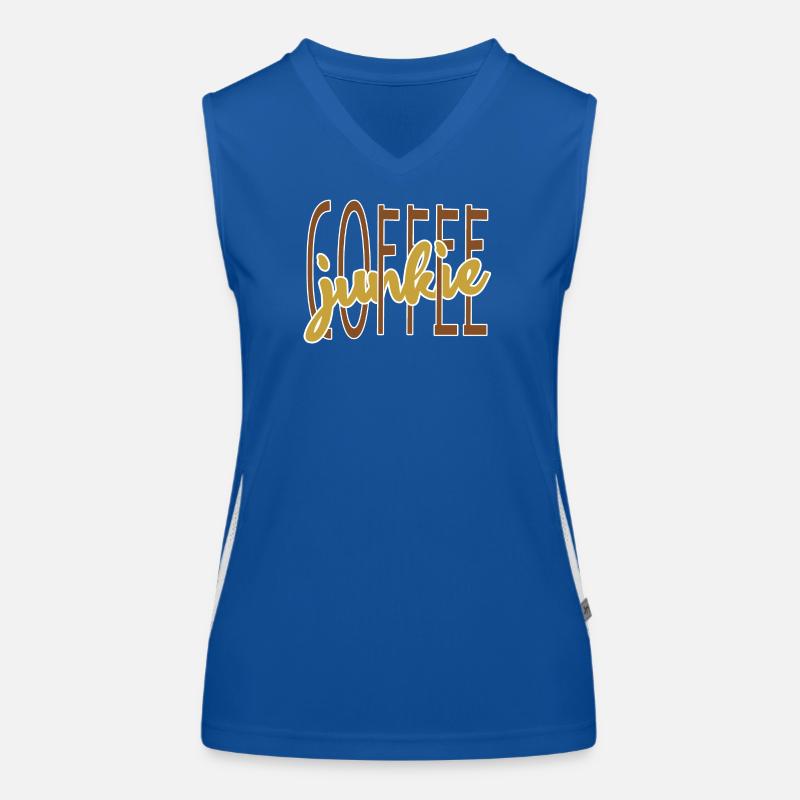 Coffee drinker coffee saying coffee lover Women's Functional Contrast Tank Top