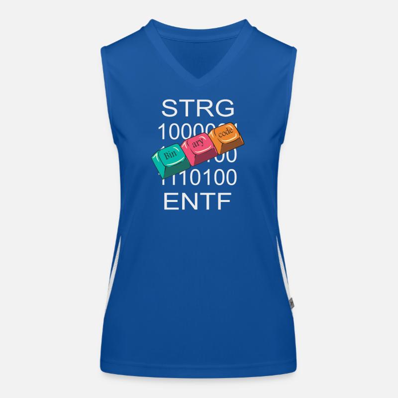 Computer Nerd Women's Functional Contrast Tank Top