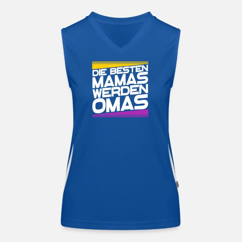 Großmutter Oma gratulation Statement Großmama Funktionelles Kontrast-Tank Top für Frauen